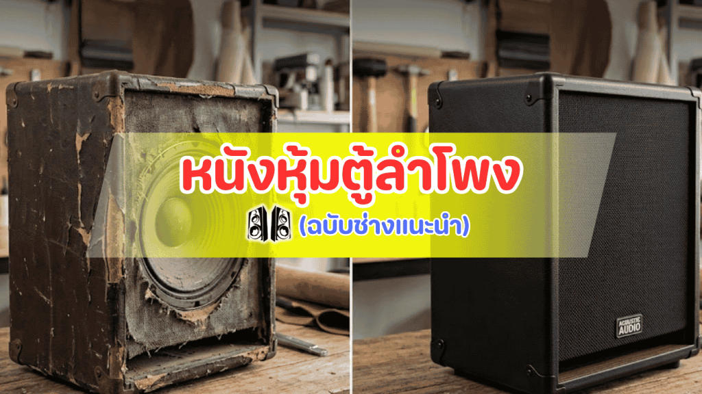 คัมภีร์การเลือกหนังเทียม PVC หุ้มตู้ลำโพง เกรดหนายืดหยุ่นสูง ช่วยให้เข้ามุมเนียนไม่แตกลายงา