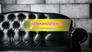เปรียบเทียบความคุ้มค่าการเปลี่ยนหนังหุ้มโซฟาใหม่กับการซื้อโซฟาใหม่ช่วงกลางปี Lim PVC Leather